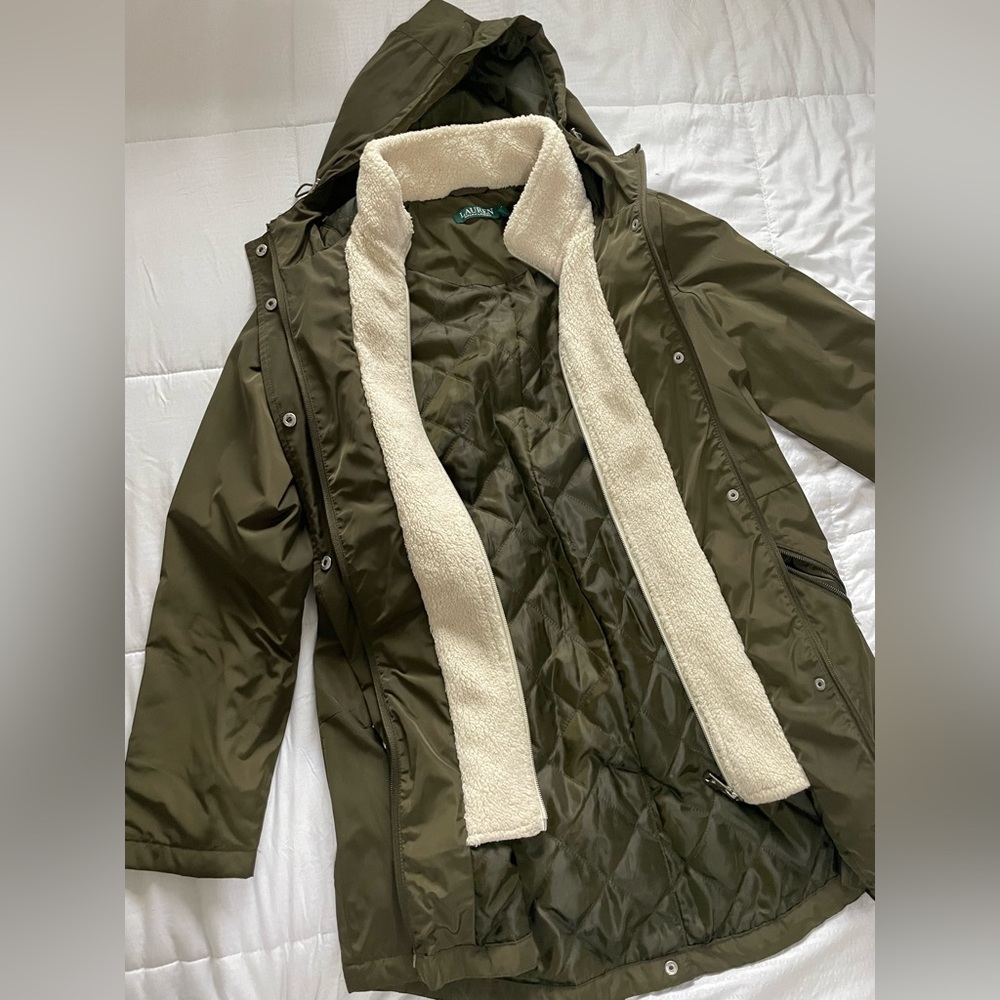 RALPH LAUREN Jacket with Sherpa Lining
